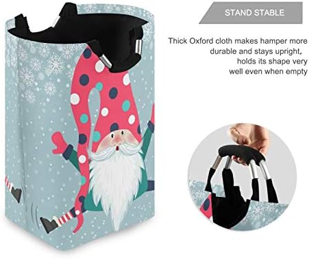 Christmas Gnome Foldable Laundry Basket - Eco-Friendly Storage Solution