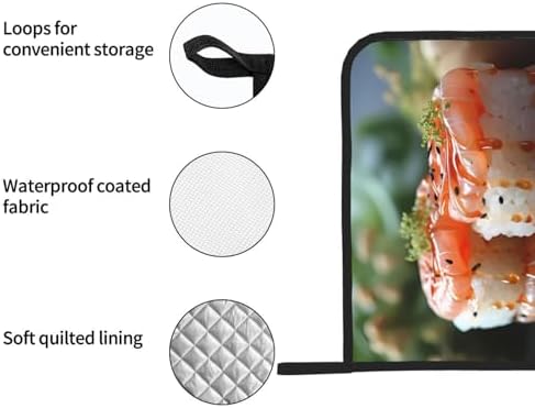 Fresh Salmon Potholders - Heat-Resistant Durable 2-Pack