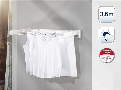 Space-Saving Retractable Clothesline