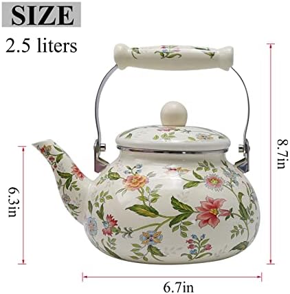 Colorful Retro Tea Kettle 25L Capacity