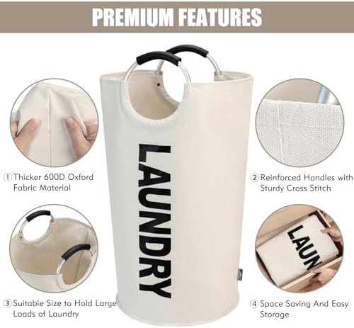 Ergonomic Folding Laundromat Collapsible Laundry Bag