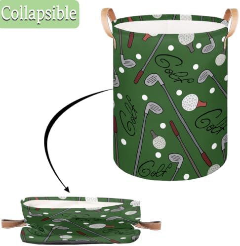 Large Collapsible Laundry Basket with Handle for Storage