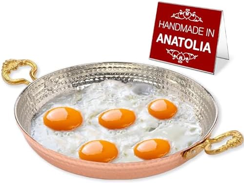 Hakan Copper Round Chef Pan