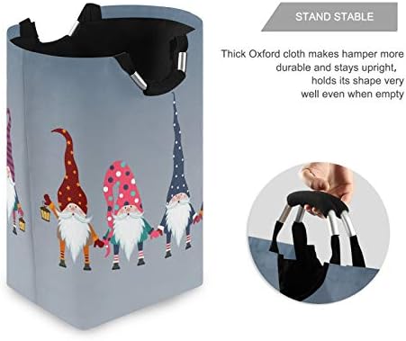 Foldable Christmas Gnomes Laundry Basket