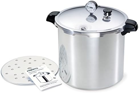 Presto 01781 Pressure Canner and Cooker 23 Qt Silver