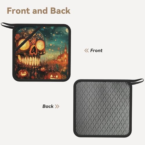 Spooky Siberia Heat-Resistant Potholders