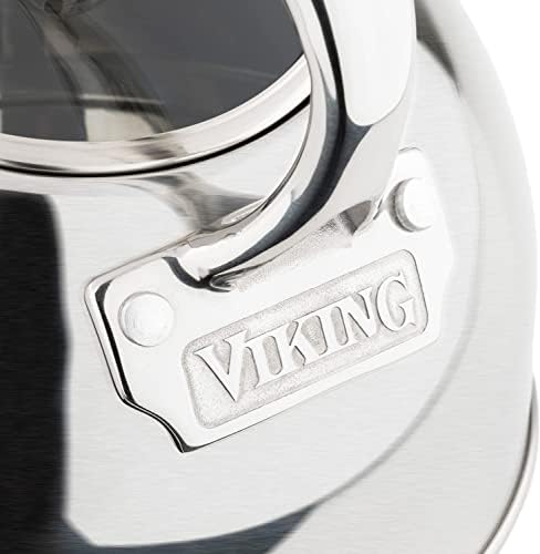 Viking Culinary 3-Ply Stainless Steel Whistling Tea Kettle