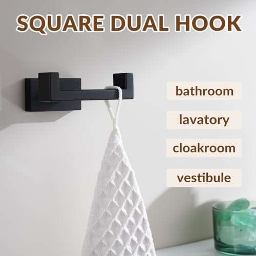 Sturdy Stainless Steel Dual Coat Hook