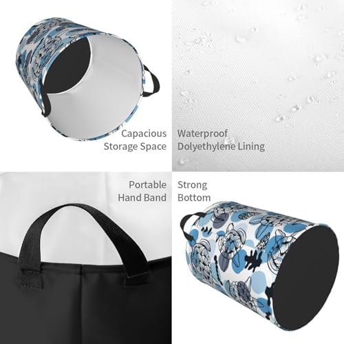 Oicvrct Collapsible Laundry Basket waterproof easy to use