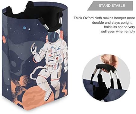 Astronaut Folding Laundry Basket