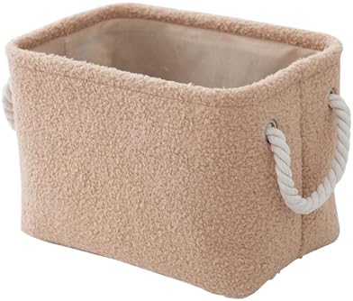 Plush Storage Basket Bathroom Living Room