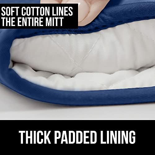 BPA-Free Silicone Oven Mitts Set Heat Resistant Soft Waterproof