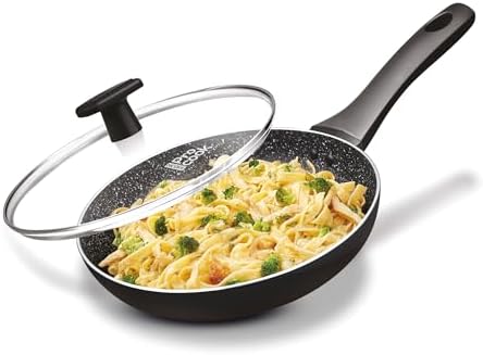 MILTON Pro Cook 8-inch Nonstick Frying Pan with Lid