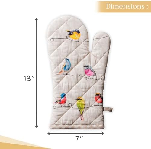 Charming 100 Cotton Oven Mitt