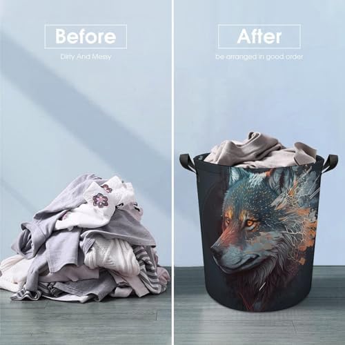 Durable Animal Collapsible Laundry Basket