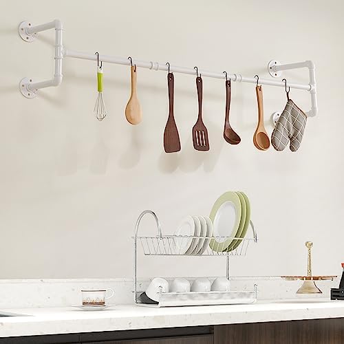 IBUYKE Industrial Pipe Clothes Rack