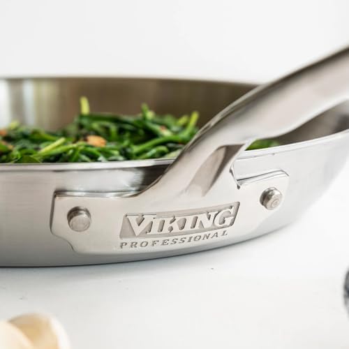 Viking 5 Ply Non Stick Frying Pan 8 Inch Silver