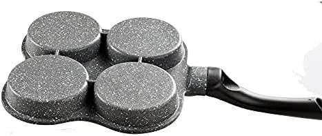 Buecmue Rustless Egg Frying Pan 4-Cup Nonstick