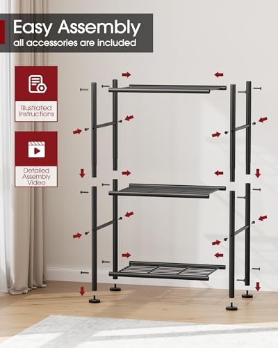 Sturdy Metal Storage Shelf