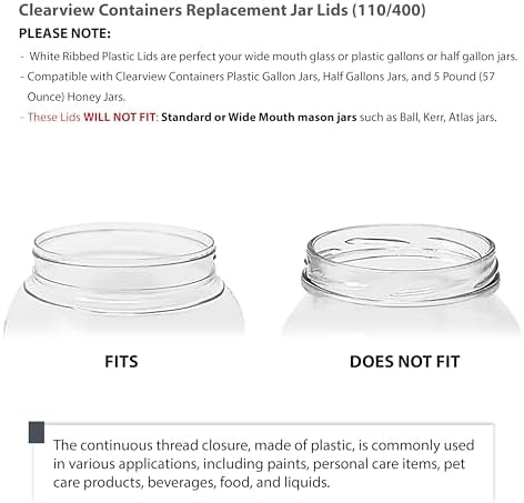 110mm Plastic Replacement Lids with Leak-Proof Liner Inside the USA