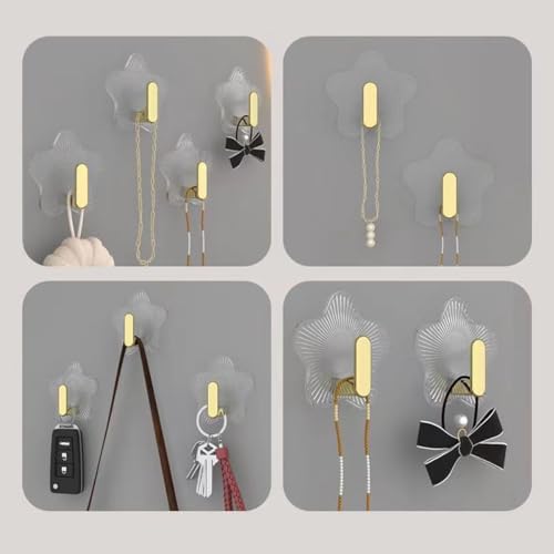 12 Pack Heavy Duty Adhesive Hooks for Home Use