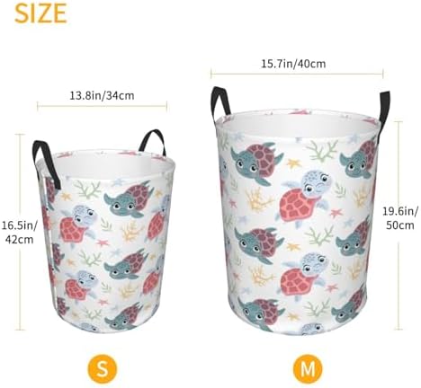 Collapsible Laundry Basket Hamper for College Dorms Bedrooms Durable Water-Resistant