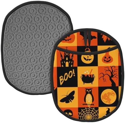 insulated oven mitts Halloween-themed