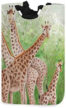 MOYYO Beautiful Giraffes Laundry Basket