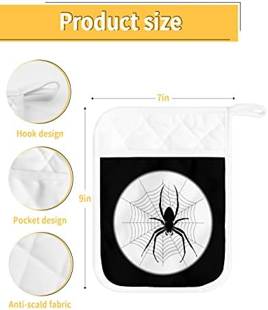 Cobweb Pot Holder Set - Heat-Resistant_partial