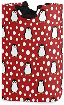 Susiyo Cute Penguin Collapsible Laundry Hamper for Home Organization