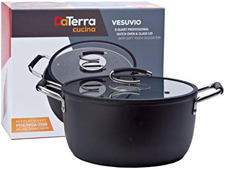 DaTerra Cucina 8 Qt Nonstick Dutch Oven with Lid