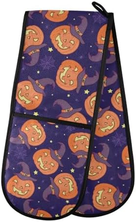 Susiyo Heat-Resistant Halloween Oven Mitt Anti-Scald Durable Gloves