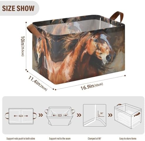 Collapsible Horse Storage Basket