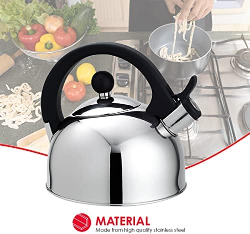 Quick-Boil Silver Tea Kettle 85x75
