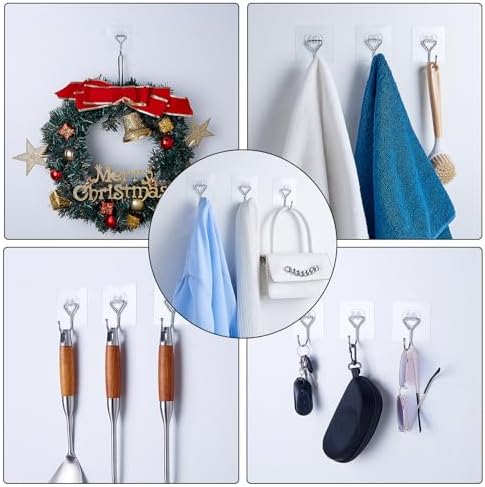 Meknow Large Adhesive Hooks