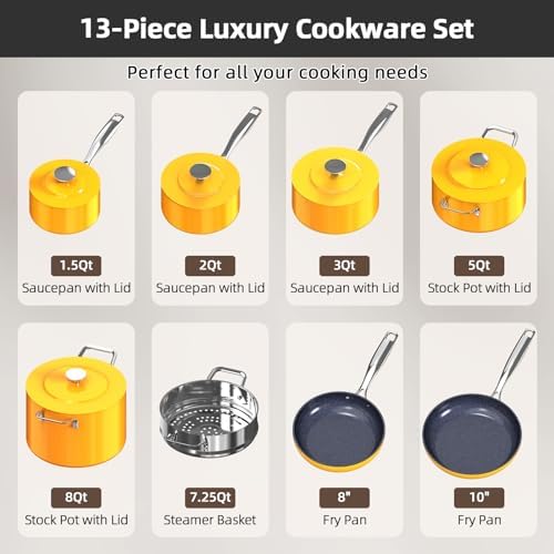Nuwave Lux 13 Pc Forged Cookware Set