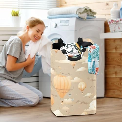 Kigai Collapsible Laundry Basket with Handles