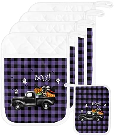 Halloween Trick or Treat Potholders