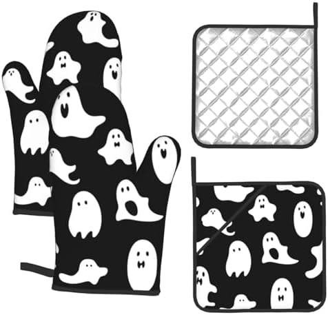 Dont Drop the Ball Halloween mitt set for Cooking