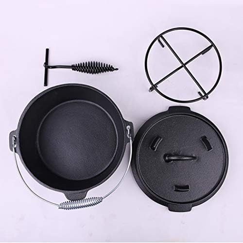 High-Quality Cast Iron Pot for Cooking and Picnic