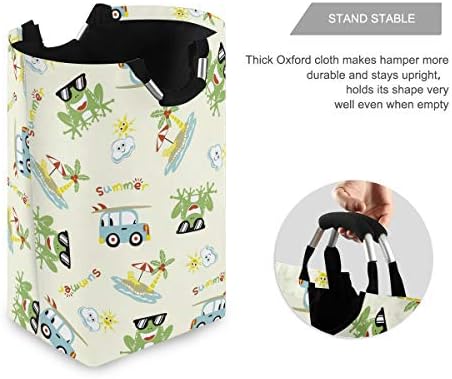 Funny Summer Laundromat Bucket for Kids with Durable Handles
