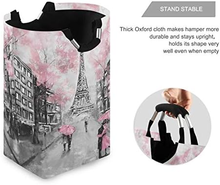 ALAZA Paris Eiffel Tower Laundry Hamper Basket