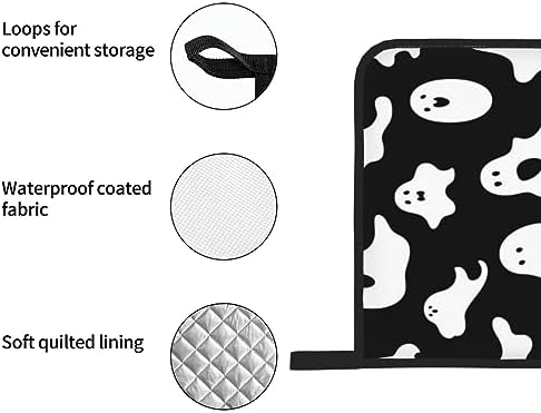Dont Drop the Ball Halloween mitt set for Cooking