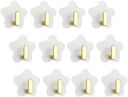 12 Pack Heavy Duty Adhesive Hooks for Home Use