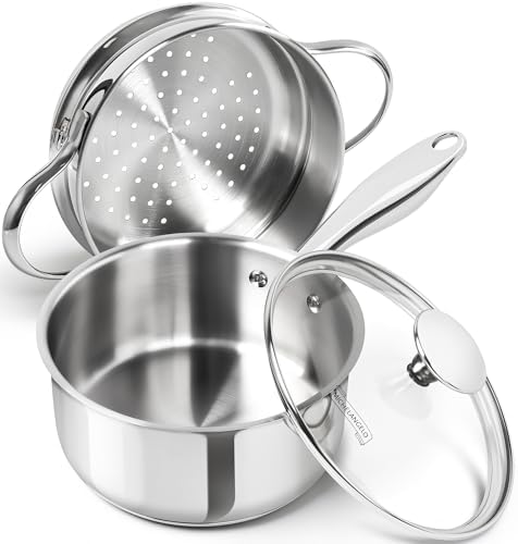 Stainless Steel Saucepan with Lid