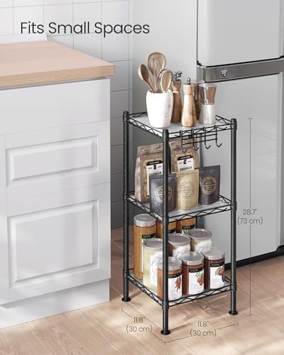 Space-Saving 3-Tier Bathroom Shelf for Small Spaces