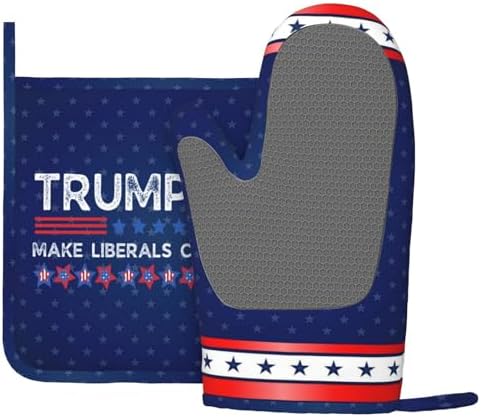 HILLBACK Oven Mitts and Pot Holders Set - Heat Resistant Kitchen Essentials