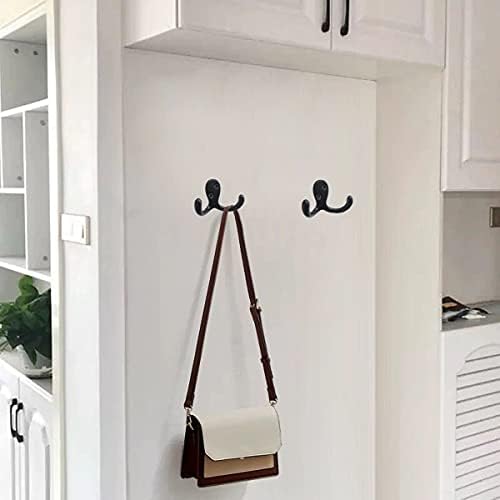 10-Pack Black Coats Hooks