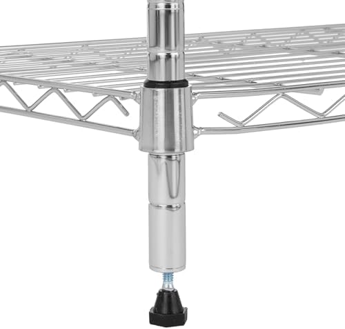 Adjustable 3-Shelf Storage Rack