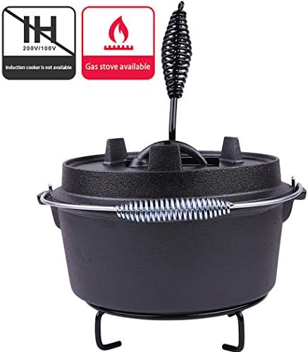 High-Quality Cast Iron Pot for Cooking and Picnic